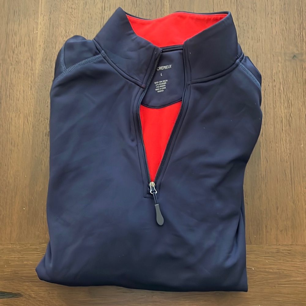 Cremieux 1/4 zip sweater